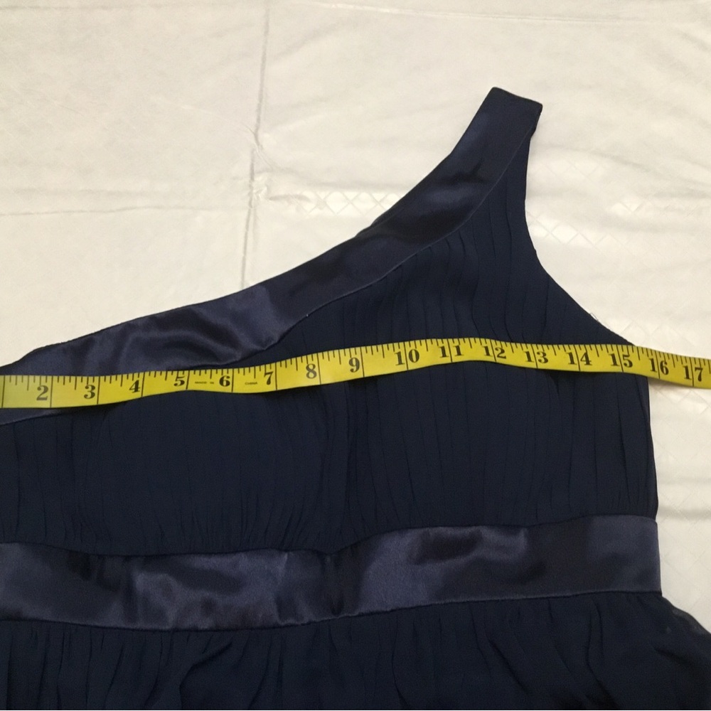 Bari Jay One-Shoulder Navy Dress - Picture 8 of 14